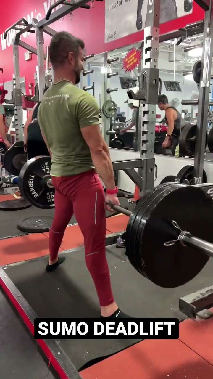 SUMÔ DEADLIFT/ LEVANTAMENTO TERRA SUMO #shorts 